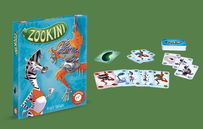 Zookini: „Bikini Day“ im Zoo - Skurriles Kartenablegespiel von Piatnik