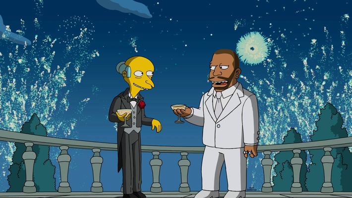 Jack Nicholson, Elton John und Snoop Dogg feiern die erste einstündige &quot;Simpsons&quot;-Folge am Dienstag, 2. Januar, auf ProSieben!