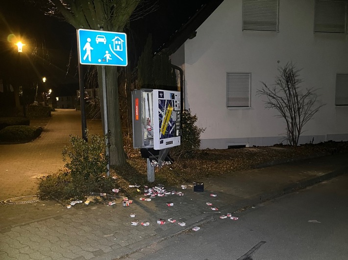 POL-SO: Drei Zigarettenautomaten innerhalb weniger Stunden gesprengt