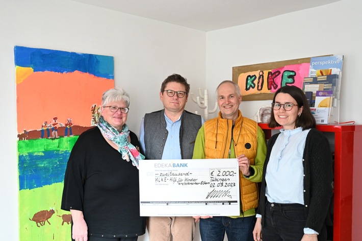 Presse-Information: Edeka-Mitarbeitende unterstützen KikE Tübingen