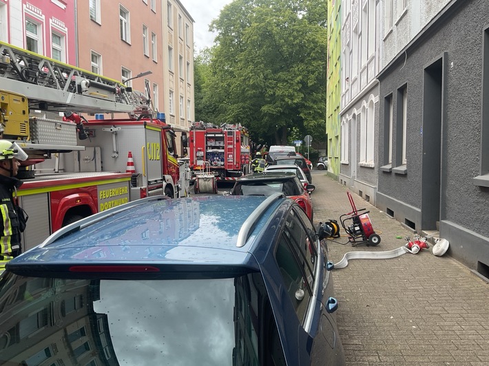 FW-DO: Küchenbrand in Mehrfamilienhaus in der Dortmunder Nordstadt