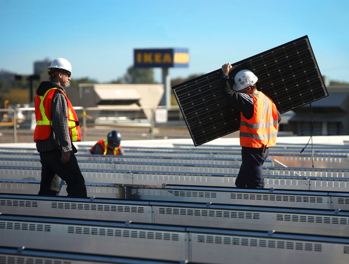 IKEA Nachhaltigkeits- und Klimaberichte GJ22: IKEA reduziert Klimabilanz und steigert Anteil erneuerbarer Energien deutlich