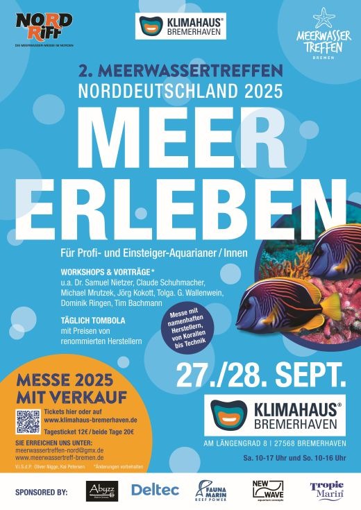 Pressemeldung: Korallen, Kontakte und Know-how – Meerwassertreffen im Klimahaus