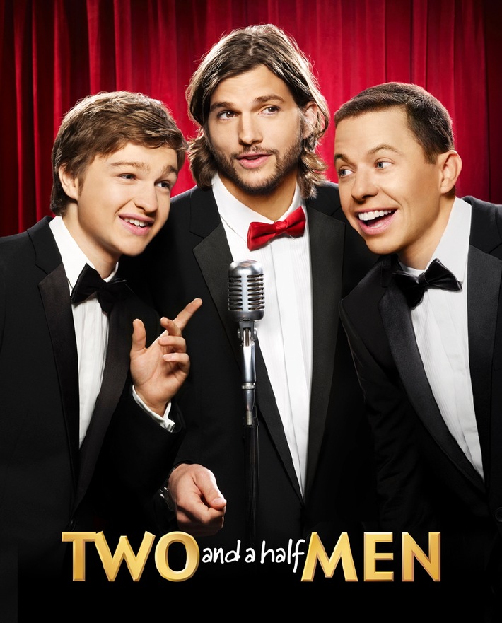 Splitterfasernackt! Ashton Kutcher zieht in die Zweieinhalb-Männer-WG ein: die neunte Staffel &quot;Two and a Half Men&quot; ab 10. Januar auf ProSieben (mit Bild)