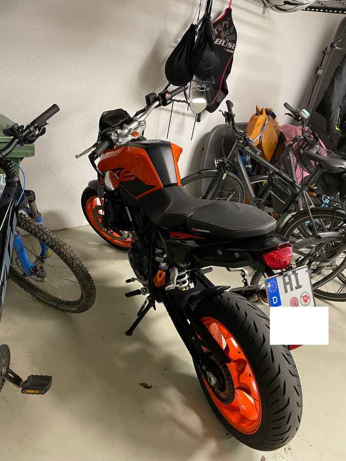 POL-H: List: Motorrad aus Tiefgarage gestohlen - Polizei sucht Zeugen