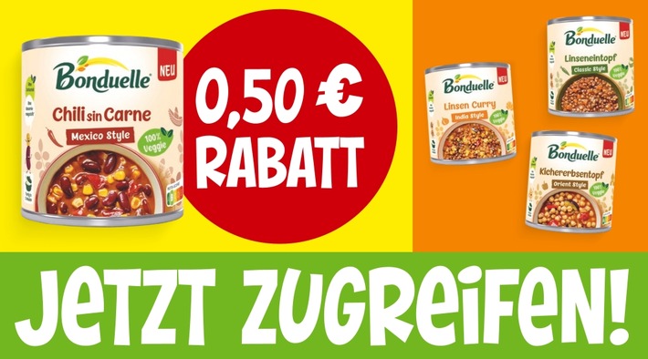 Bonduelle aktiviert Schnellgerichte-Range mit integrierter Handels- und Digital-Kampagne