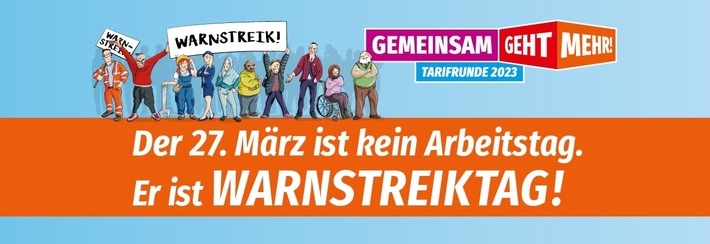 Warnstreik der EVG hat begonnen | Hohe Beteiligung am Warnstreik der EVG