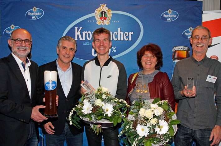 Gesa Krause und Arne Gabius &quot;Läufer des Jahres 2017&quot; / Preisverleihung in der Krombacher Brauerei