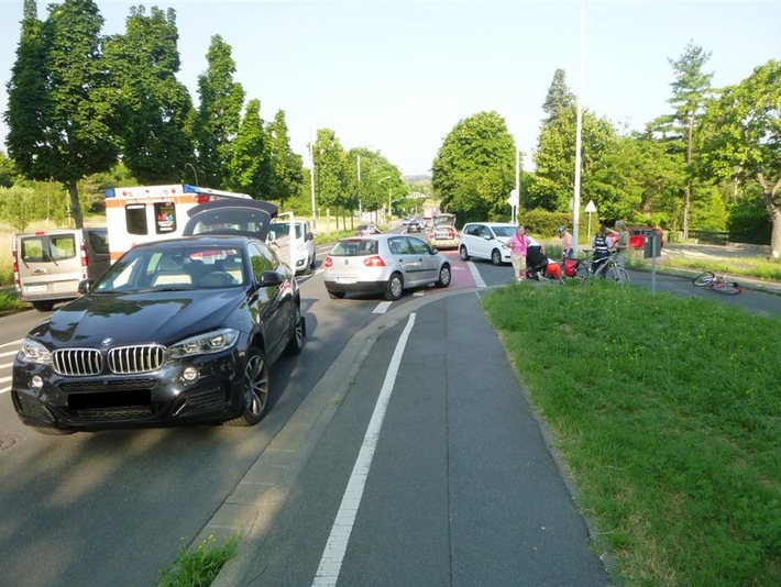 POL-PPMZ: Mainz-Hartenberg-Münchfeld - Unfall mit Radfahrerbeteiligung