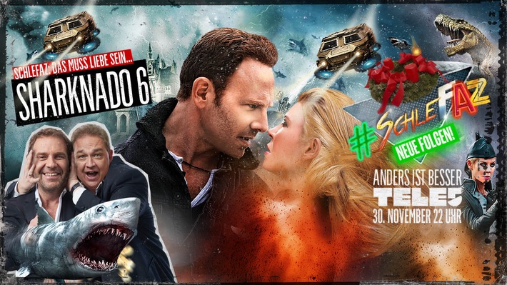 Das Warten hat ein Ende! "SchleFaZ: Sharknado 6" am Freitag im Anzug