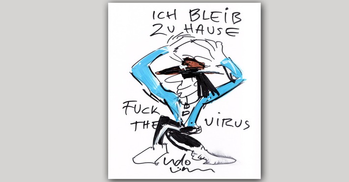 Udo Lindenbergs Corona-Kunstwerk für 35.100 Euro versteigert / Den Erlös gibt United Charity zu 100% an Unicef weiter