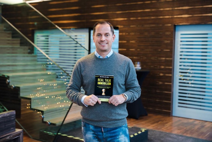 Maximilian Wolf enthüllt mit seinem neuen Buch REAL TALK die Geheimnisse der erfolgreichsten Immobilienunternehmen