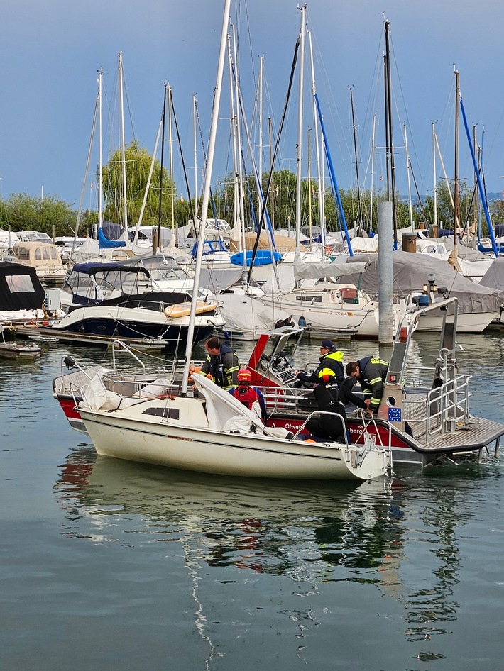 FW-Radolfzell: Doppelter Einsatz auf dem Bodensee