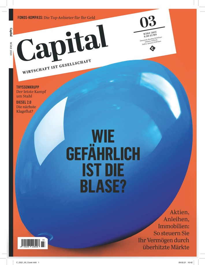 Wirtschaftsmagazin CAPITAL: Britischer Starinvestor warnt vor Börsenblase
