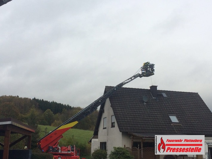 FW-PL: Schornstein brannte in Plettenberg OT-Selscheid