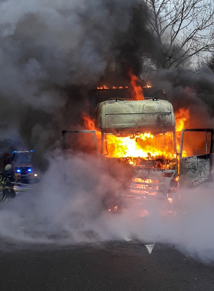 FW-BO: LKW Brand in Querenburg