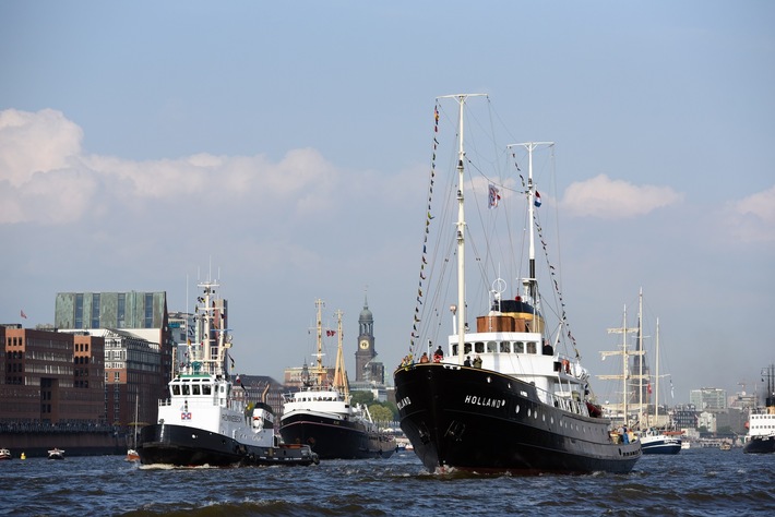 Hafengeburtstag Hamburg vom 10. bis 12. Mai mit einzigartiger maritimer Vielfalt / Schiffe zwischen Tradition und Moderne erleben