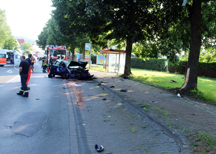 POL-MI: Zwei Frauen bei Unfall auf der B 65 in Gehlenbeck verletzt