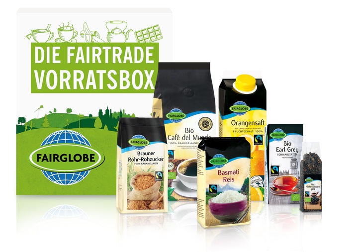 Fairer Genuss frei Haus: Bei Lidl gibt es jetzt die Fairtrade-Vorratsbox / Ab dem 18. April 2016 können Kunden online und versandkostenfrei ein Paket mit Fairtrade-zertifizierten Produkten bestellen