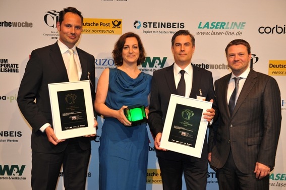 Best of Corporate Publishing Award 2012: G+J Corporate Editors gewinnt fünf Mal Gold in den Königsdisziplinen (BILD)