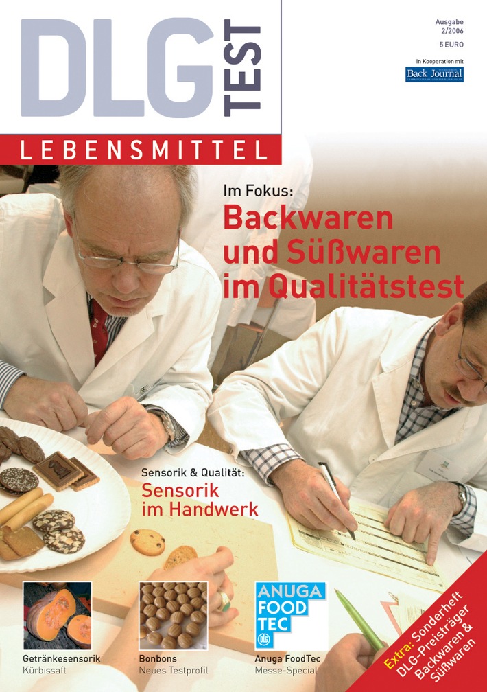 Neue Ausgabe "DLG-Test Lebensmittel" / Schwerpunkte: Anuga FoodTec und DLG-Test Backwaren und Süßwaren