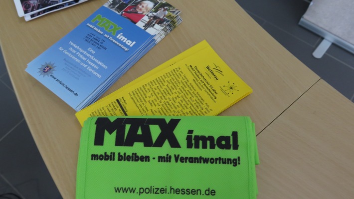 POL-WE: Senior wollte nur kurz einkaufen - Mittelhessen statt Bremen und wie die Aktion MAX helfen kann