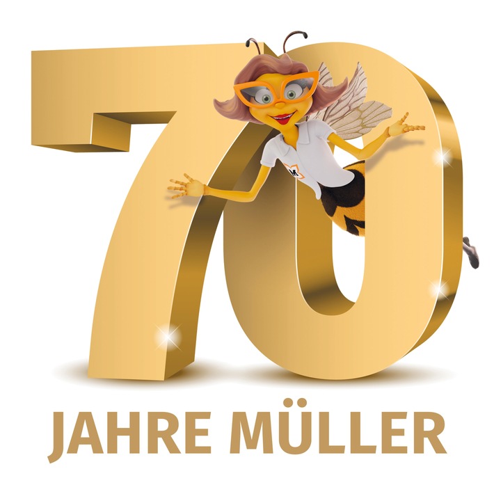 Müller Drogerie feiert 70-jähriges Jubiläum