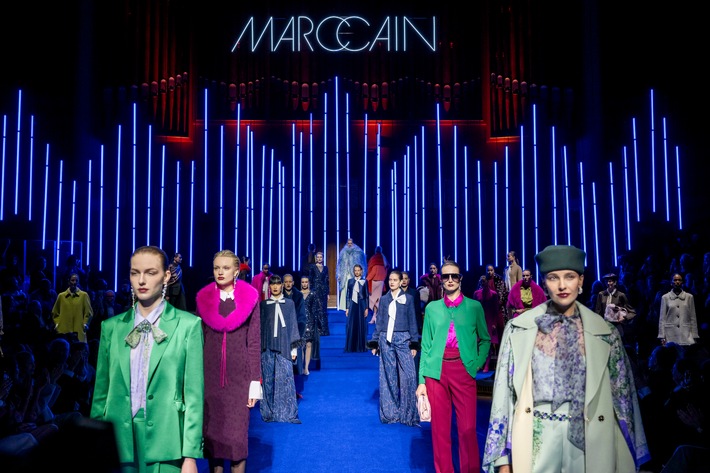 Marc Cain gibt den Takt vor auf der Fashion Week: Mode, die nachhallt