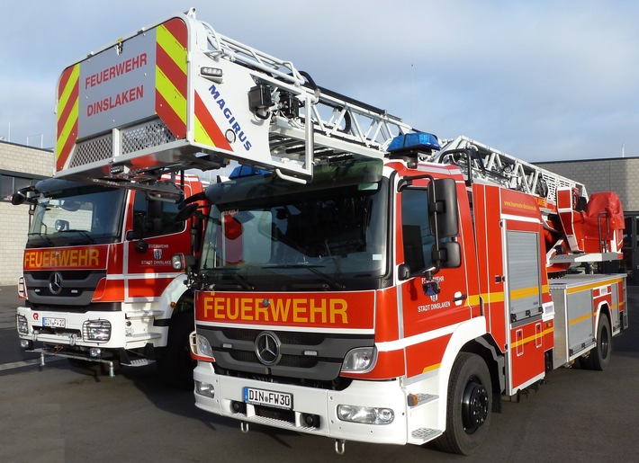 FW Dinslaken: Feuerwehr rückte mehrfach aus