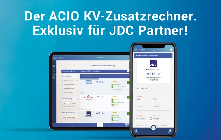 Pressemitteilung: JDC Group-Tochter Jung, DMS &amp; Cie. erweitert Rechnerwelt um ACIO KV-Zusatzrechner