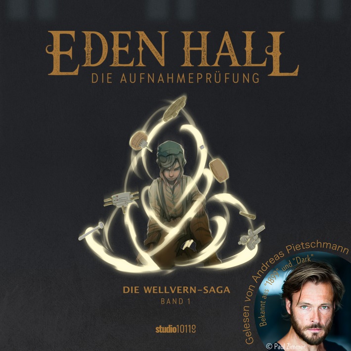 Kino- und TV-Star Andreas Pietschmann spricht "Eden Hall: Die Aufnahmeprüfung"