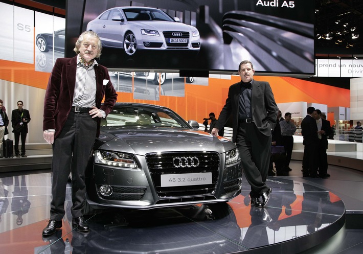 "A yelled Hello" bei der Weltpremiere des Audi A5