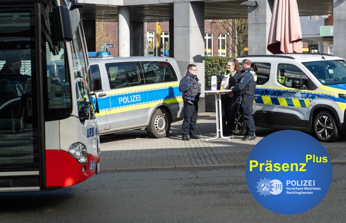 POL-RE: Kreis Recklinghausen/ Bottrop: "PräsenzPlus" - Mobile Wache in mehreren Städten
