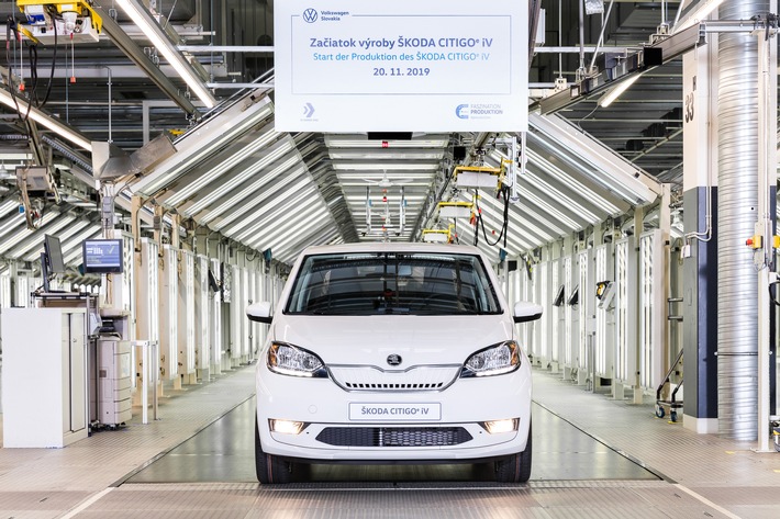 Serienfertigung des batterieelektrischen SKODA CITIGOe iV gestartet (FOTO)