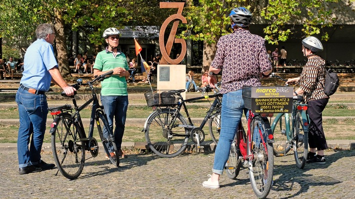 Göttingen erfahren – Kunst-Stadtführung mit dem Fahrrad