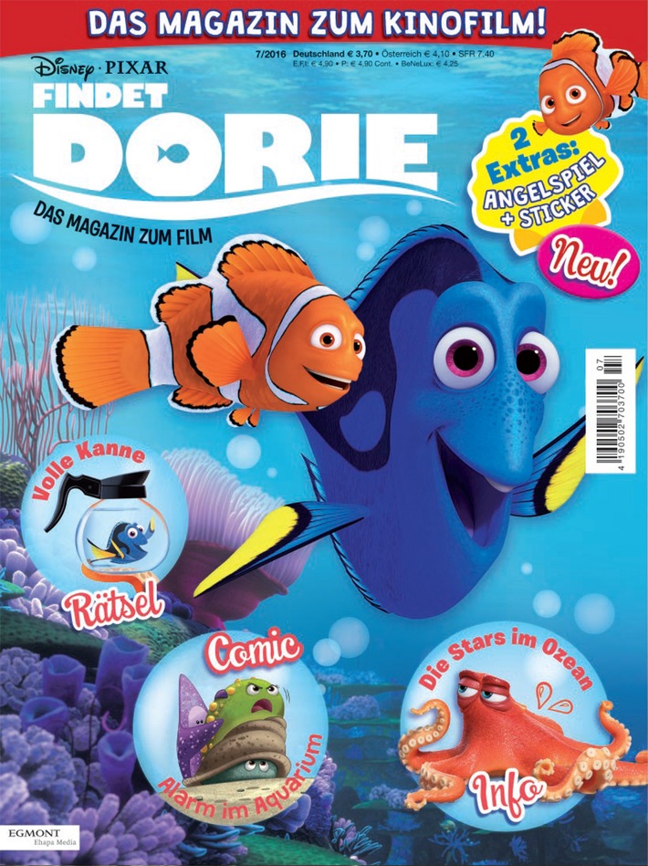 Dorie schwimmt weiter: Aus dem Kino direkt ins offizielle Magazin