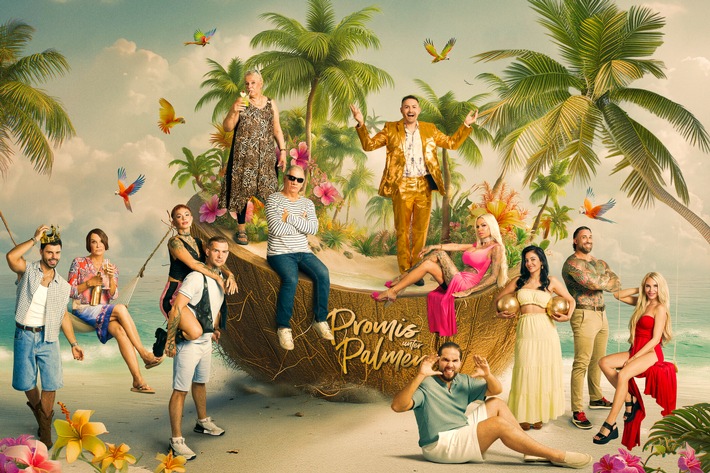 ­Machen Claude-Oliver Rudolph, Anouschka Renzi und Gina-Lisa Lohfink für Geld wirklich alles? "Promis unter Palmen" ab 9. Februar 2026 in SAT.1