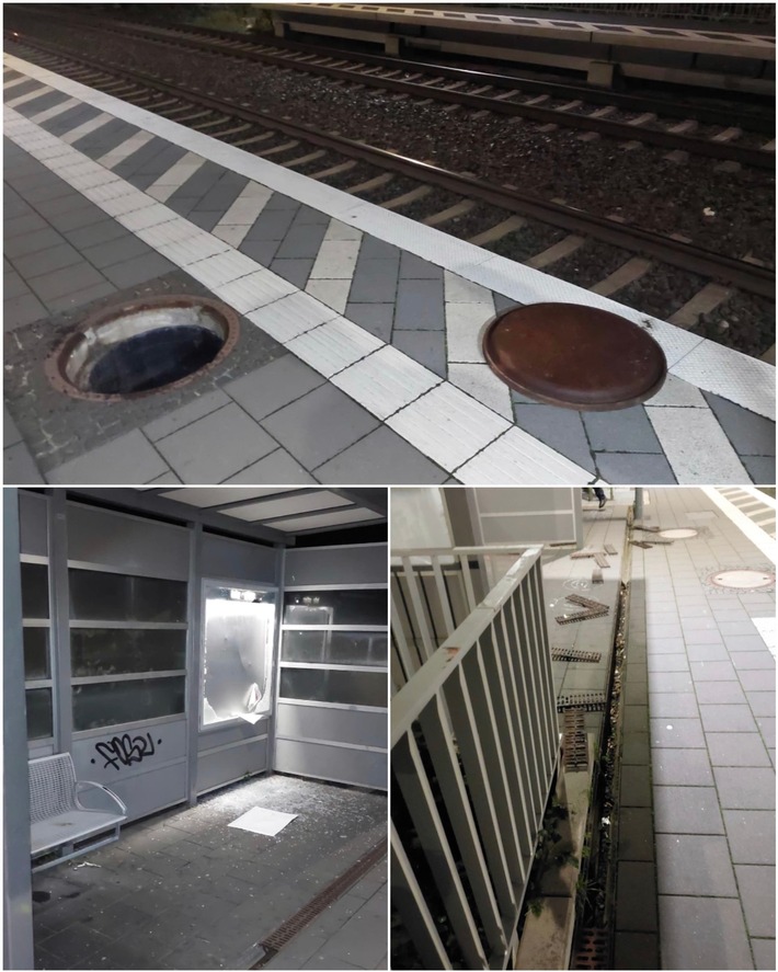 BPOL NRW: 18-Jähriger randaliert am Bahnhof Oberhausen-Holten - Bundespolizei leitet Strafverfahren ein