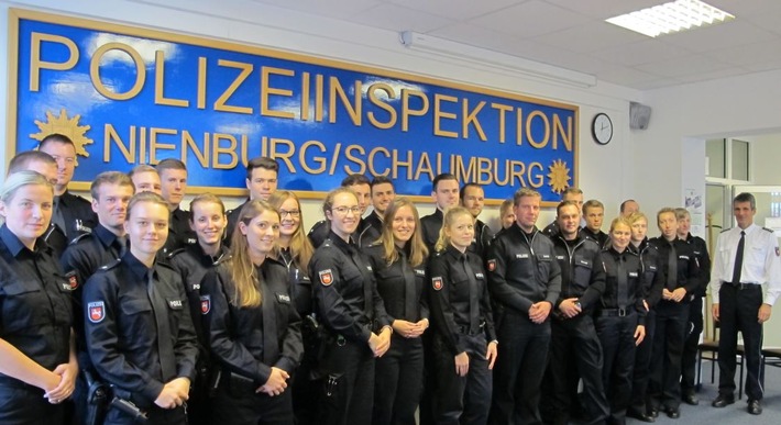 POL-NI: Insgesamt 27 Neuzugänge bei der Polizeiinspektion Nienburg/Schaumburg