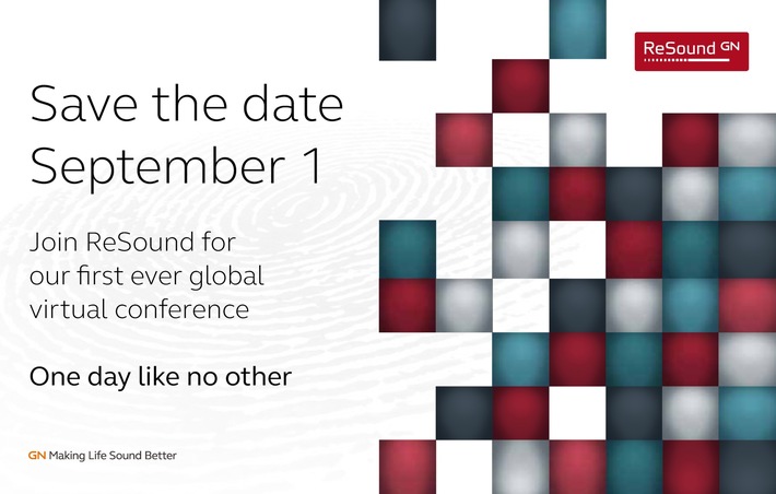 Weltpremiere für smartes Besserhören: ReSound empfängt Hör-Experten aus aller Welt am 1. September zu seiner ersten virtuellen Messe