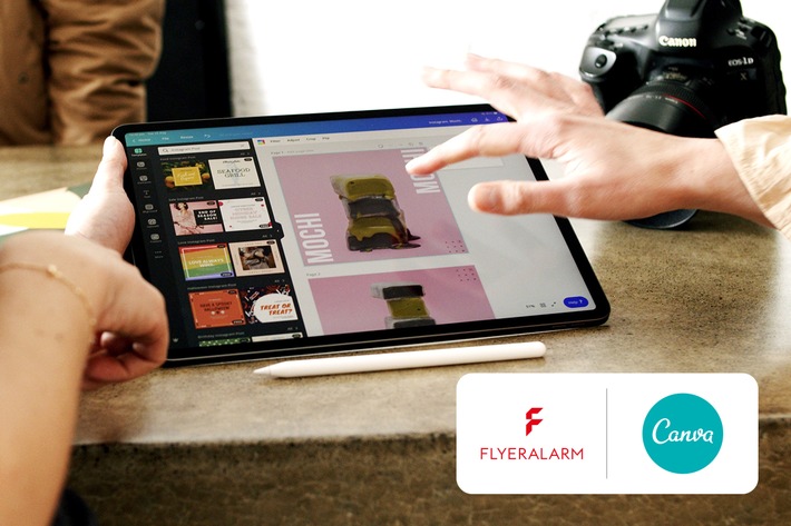 Neu bei FLYERALARM: Mit der Online-Design-Plattform Canva Druckprodukte einfach gestalten