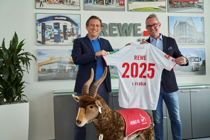 REWE Group und 1. FC Köln verlängern Partnerschaft bis 2025 / &quot;Unser gemeinsamer Weg geht weiter&quot;
