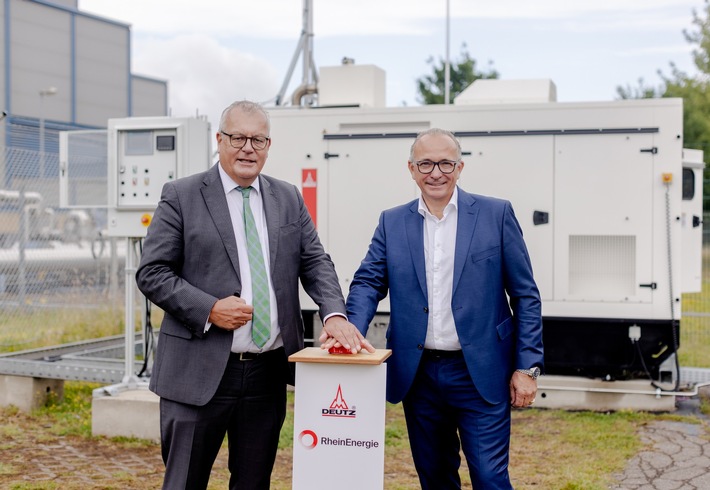 Energieerzeugung aus Wasserstoff –  DEUTZ und RheinEnergie starten gemeinsamen Pilotversuch