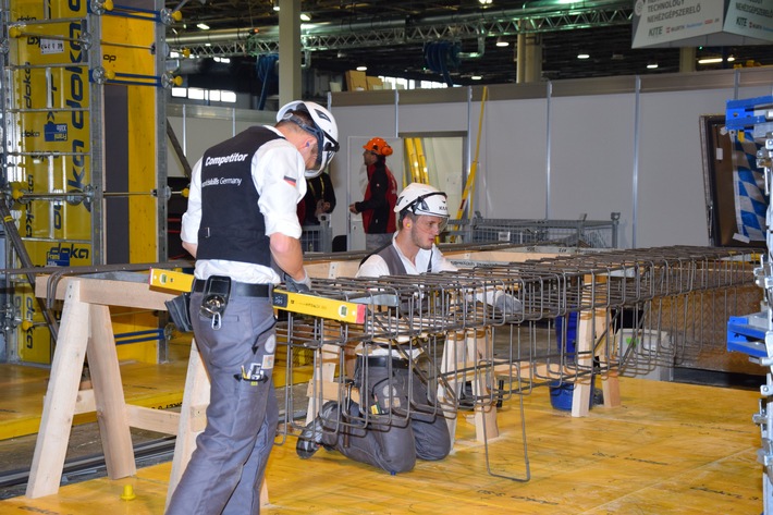 Bayerisches Betonbauer-Team holt Bronze bei Berufseuropameisterschaft EuroSkills 2018 in Budapest