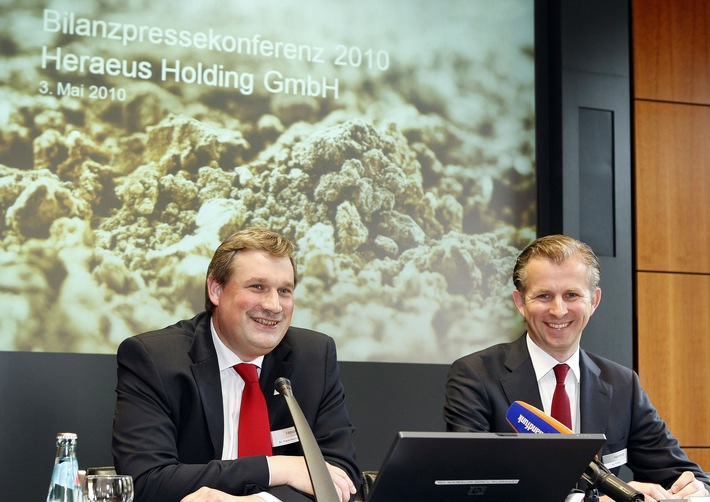 Bilanzpressekonferenz: Heraeus erreicht positives Ergebnis in 2009 und startet rasant in 2010