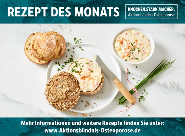 Aktionsbündnis Osteoporose / Knochengesund genießen mit dem Rezept des Monats