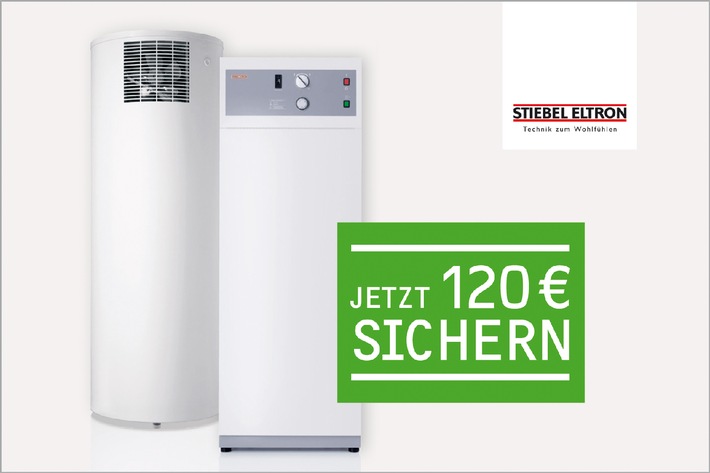 Einstieg in die Spar-Technik noch attraktiver: 120 Euro für neue Warmwasser-Wärmepumpen-Nutzer (mit Bild)