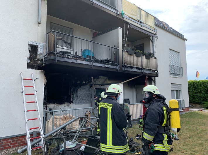 FF Goch: Wohnungsbrand in Mehrfamilienhaus