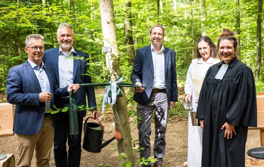 Bestattungswald FriedWald Wiesenbach im Rhein-Neckar-Kreis eröffnet