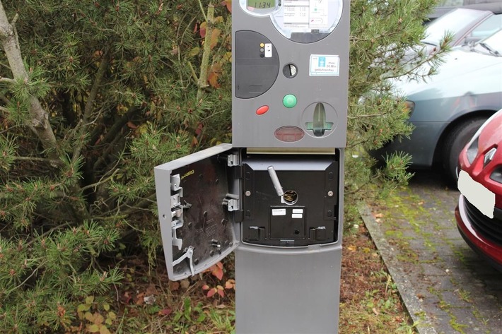 POL-PDMT: Aufbruch von Parkautomaten, bisher 2 Fälle